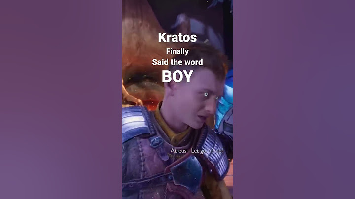 Kratos, the most bada.s.s "BOY" you will ever hear-God of war ragnarok