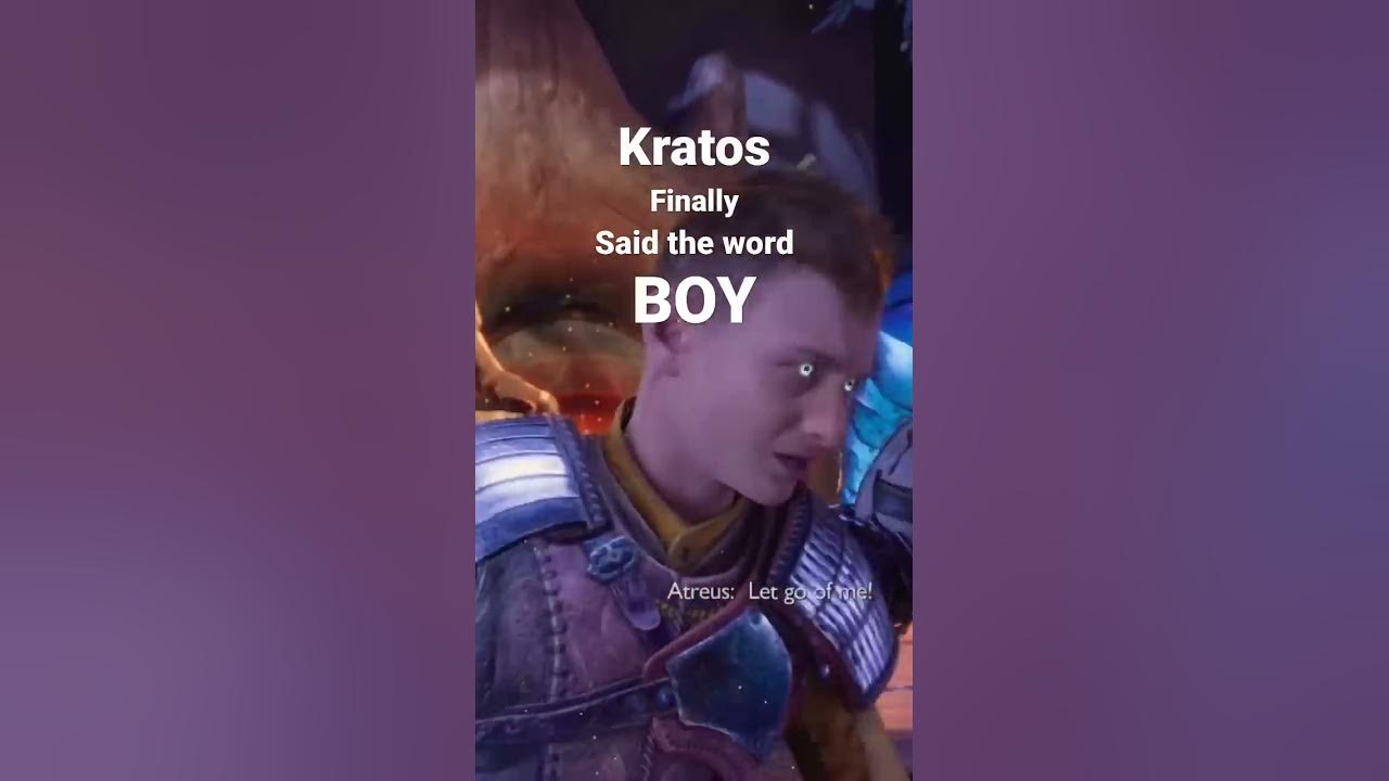 Kratos, the most bada.s.s "BOY" you will ever hear-God of war ragnarok