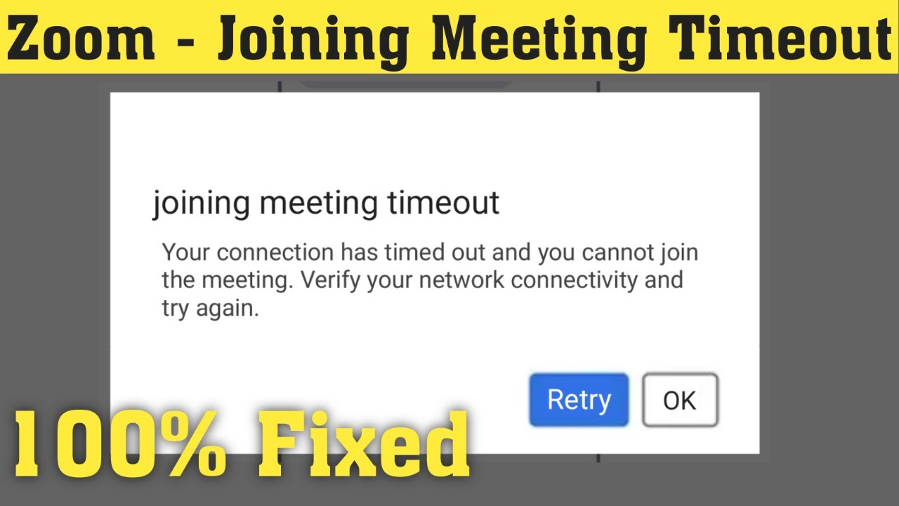 Timeout error code