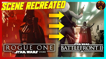 Vader hallway scene RECREATED in Battlefront 2 - parody