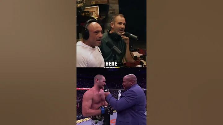 Joe Rogan's CRAZY reaction to Sean Strickland beating Israel Adesanya in UFC 293 #shorts