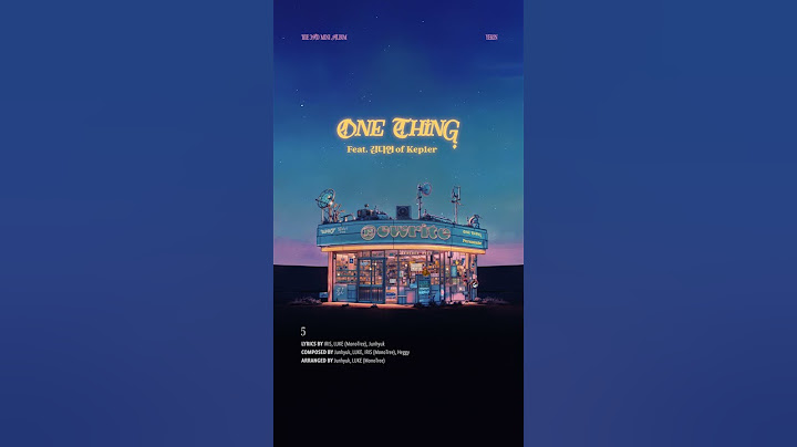 예린(YERIN) 3rd Mini Album [Rewrite] Highlight Medley 05 'One Thing (Feat. 김다연 of Kep1er)'