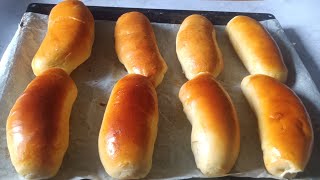 Homemade Hot Dog Bread/Soft,Fluffy & Delicious