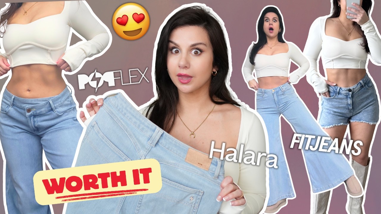 POPFLEX, IS THAT YOU?! POPFLEX DENIM JEANS REVIEW! + FAVORITES THAT I ACTUALLY WEAR | FITJEANS HALA
