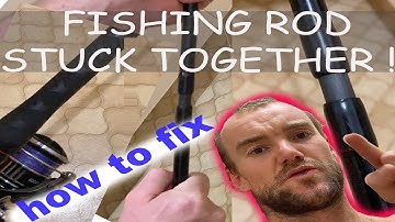 Fishing rod stuck together..!!! jammed together..!!! How to fix permenatly the easy way. prevail 2.