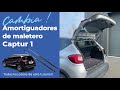 Sustituir los amortiguadores de maletero para Renault Captur | ⚙️Star-pièces