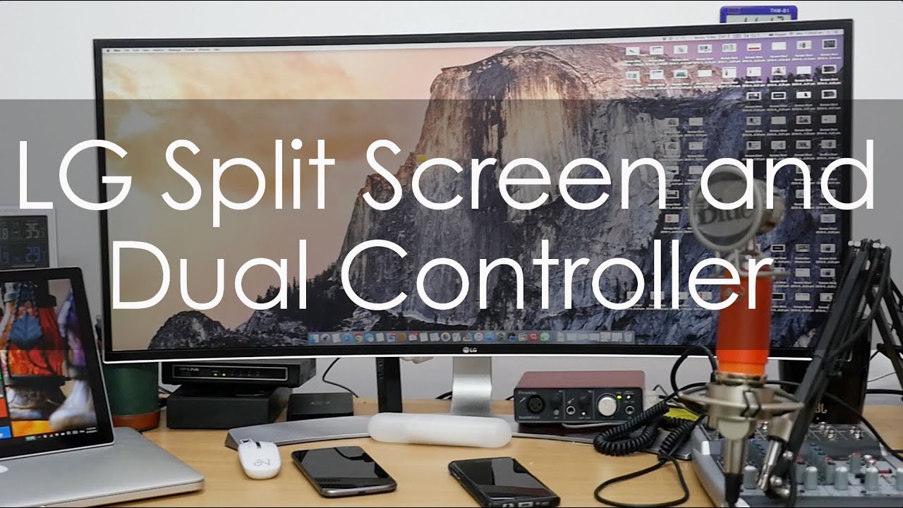 Lg Ultrawide Monitor Split Screen Dual Controller Functionality Youtube