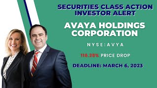 116.28% Collective Loss Avya Stock News Avaya Holdings Corp Securities Cl Action Lawsuit