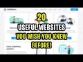 20 Useful Websites You Wish You Knew Before! 2024