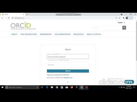 How to get your ORCID ID?
