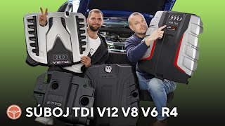 MEGA porovnanie TDI motorov: V12, V8, V6 a 2.0 R4 - volant.tv