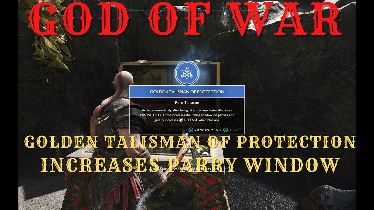 God of War: como encontrar o Talismã Dourado da Proteção no jogo de PS4