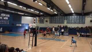 cdm vs woodbridge volleyball highlights 3-31-15