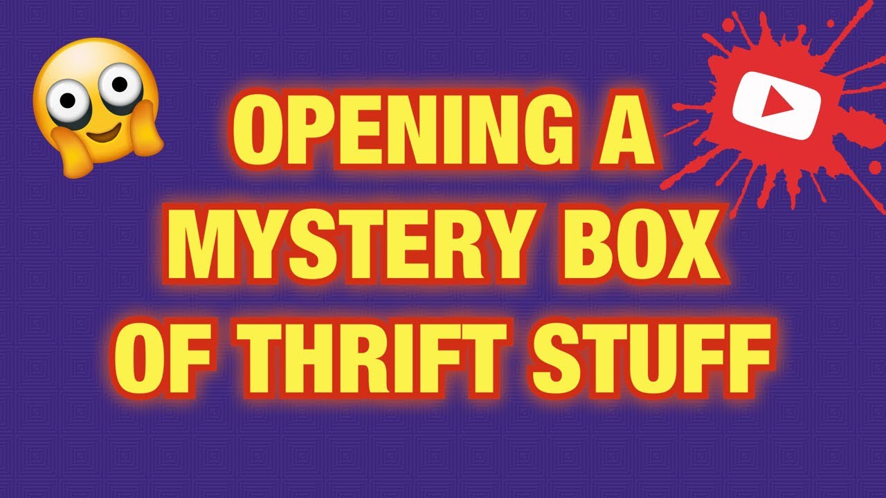 Let’s Have a Quickie! Opening a Mystery Thrift Box!