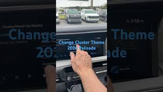 2026 Palisade Change Cluster Theme Gauges How To do it