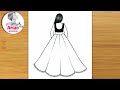 How to Draw a Beautiful Girl Easy Step by Step 😍 | Amazing Girl Drawing Tutorial for Beginners