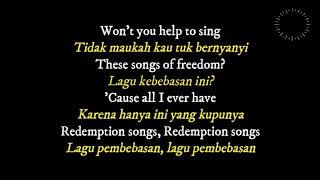 Beyonce & Eddie Vedder Redemption Song Lirik Terjemahan   Bob Marley inspirational song