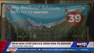 XNA Offering Flights to Denver through Frontier Airlines (Fox 24)
