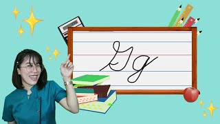 Learning Cursive Writing: Letter Gg