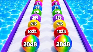 2048 Balls Infinity Number 1024m - All Levels Gameplay android ios ||Zombo gamer||org736g screenshot 4