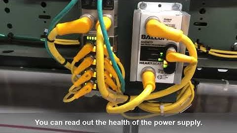 How we get condition monitoring from our standard automation hardware on the conveyor at Balluff USA