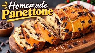 Soft & Fluffy Homemade Panettone | Easy Chocolate Chip Recipe screenshot 1