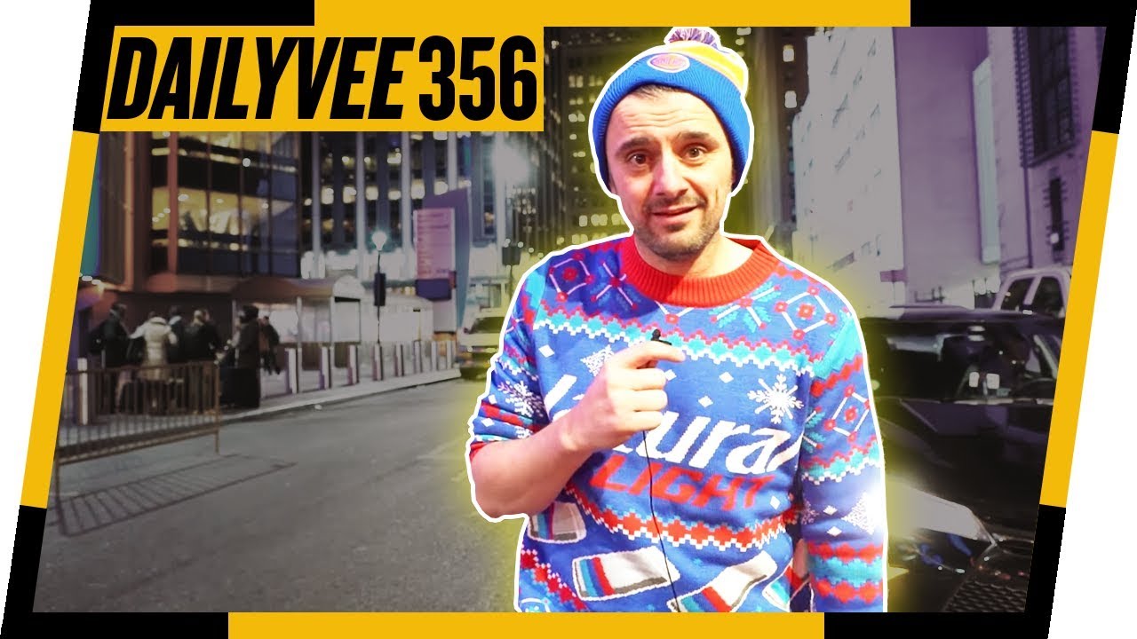 gary vee business management Wearing an Ugly Sweater Court Side at the Knicks Game and Hacking Attention | DailyVee 356