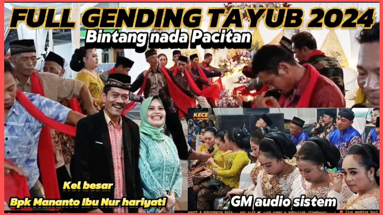 Full Tayub 2024- Bintang nada Pacitan - Pisang bali - mugi rahayu - senthe ireng - dll - Gm audio