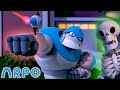 Arpo the Robot | Don’t Wake the BABY!!!  | NEW VIDEO | Funny Cartoons for Kids | Arpo and Daniel