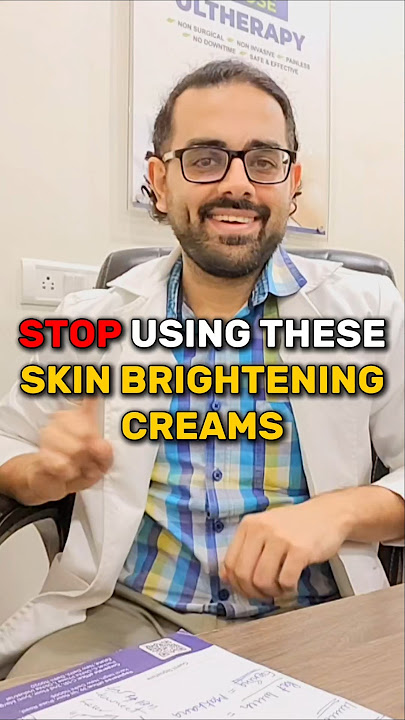 Stop Using These Skin Brightening Creams ❌ #skinbrightening #skincareroutine
