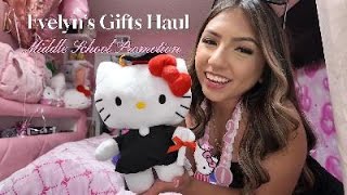 Evelyns promotion gift haul Net Worth