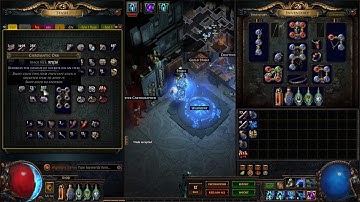 POE first 6 link by fusing orbs yay
