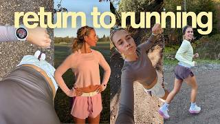 return to running post-marathon | a week of runs & workouts