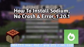 How To Install Sodium In PojavLauncher " 1.20.1 Java Edition" Tagalog Tutorial