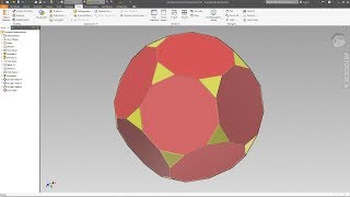 Truncated Dodecahedron - Autodesk Inventor
