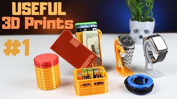 USEFUL 3D Prints | 7 Functional 3D Printed Ideas #1
