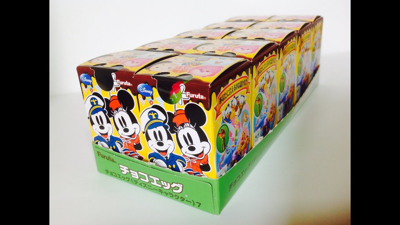 チョコエッグ ディズニーキャラクター Part7 Box開封 Youtube