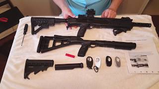 Installation of the JSARMSCO.com  Hi Point end plate adapter to add 6 point adjustable AR stock