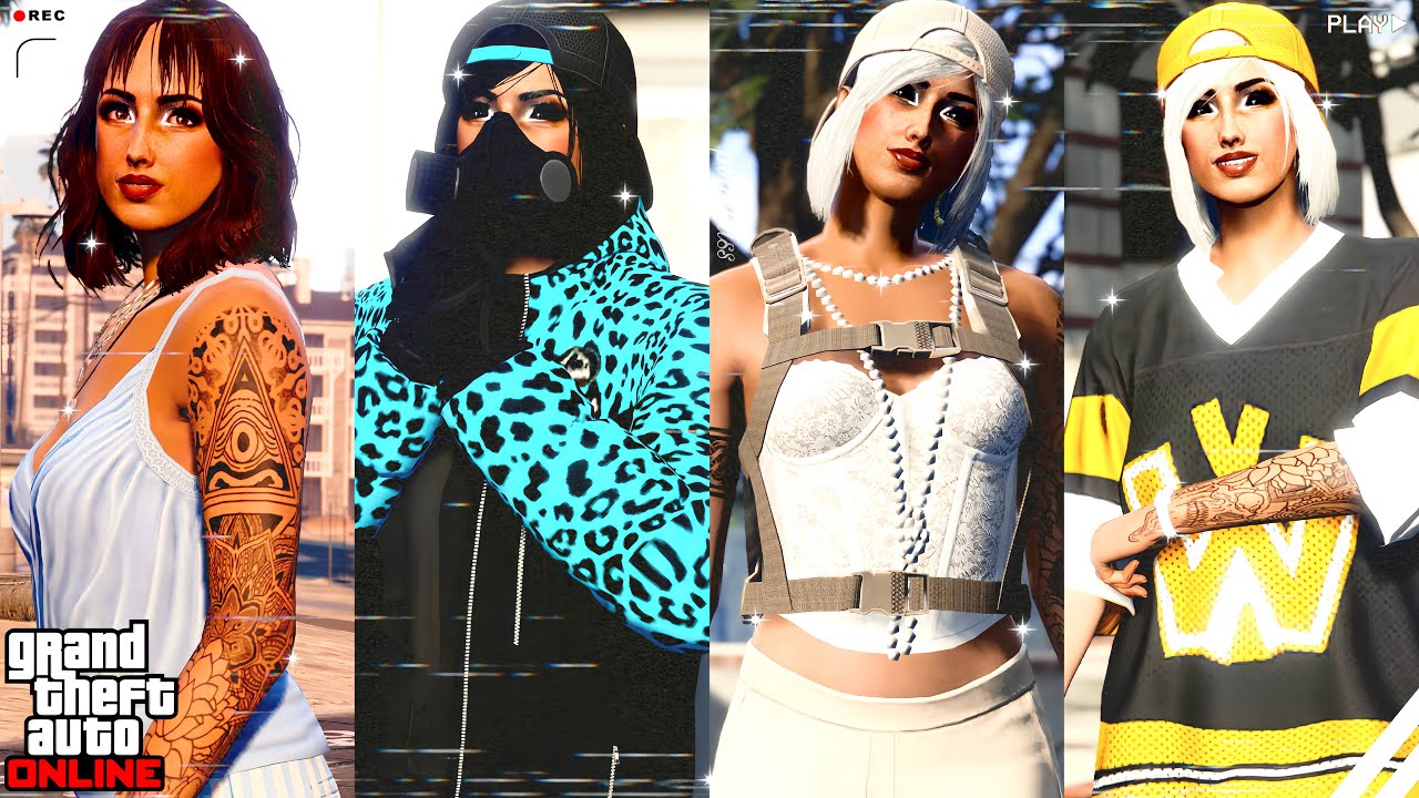 GTA V | 13 CUTE & EASY FEMALE OUTFITS | NO MERGES / NO GLITCHES 💫