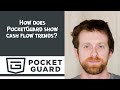 How does PocketGuard show cash flow trends?