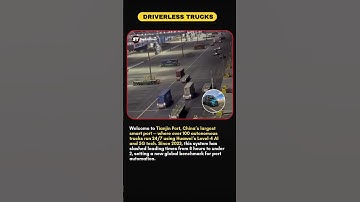 China’s Smart Port: 100+ Driverless Trucks Powered by Huawei AI & 5G! #factshorts #shortsfeed #usa