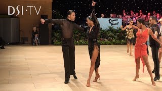 Kirill Belorukov & PolinaTeleshova Cha Cha Cha Quarter Final UK Open 2019 DSI TV