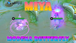 Miya Modena Butterfly Revamped VS Old Skill Effects and Animation MLBB