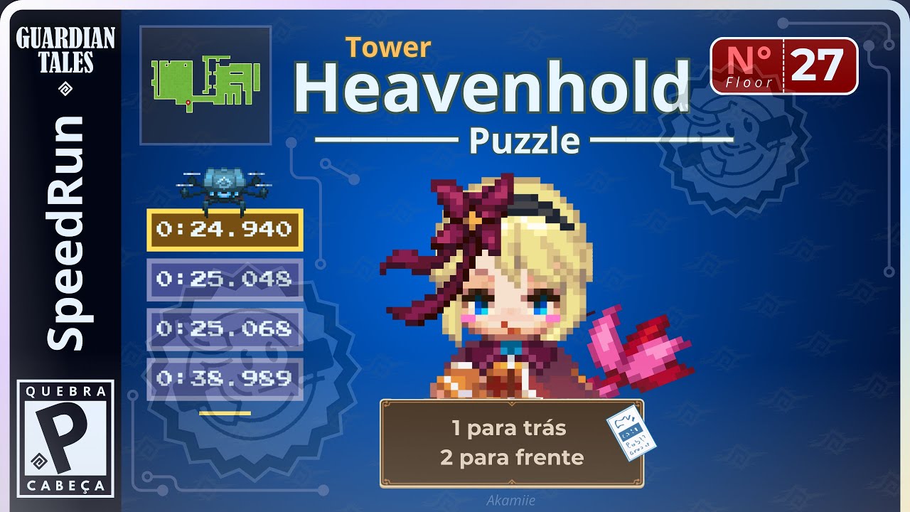Guardian Tales Speedrun | Heavenhold Tower 27 - (24.940)