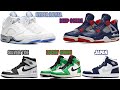 AIR JORDAN 5 HYPER ROYAL, JORDAN 4 DEEP OCEAN, AJ1 SILVER TOE, LUCKY GREEN + JAPAN NAVY AND MORE