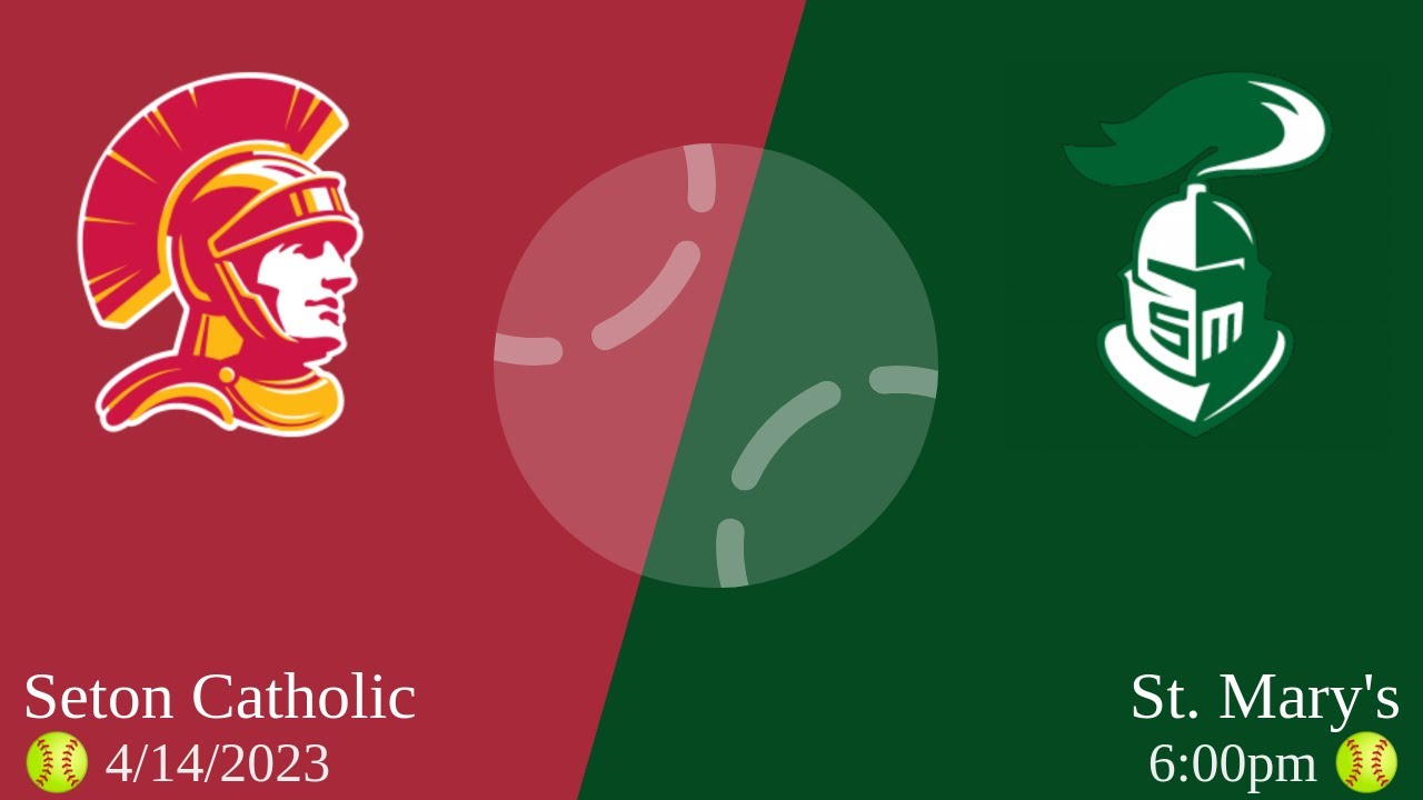seton-catholic-softball-vs-st-mary-s-youtube