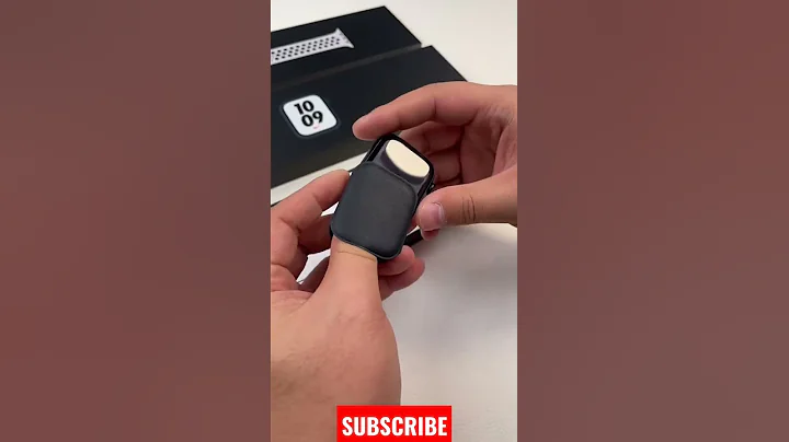 iWatch Series 7 Nike Black Edition unboxing #shorts