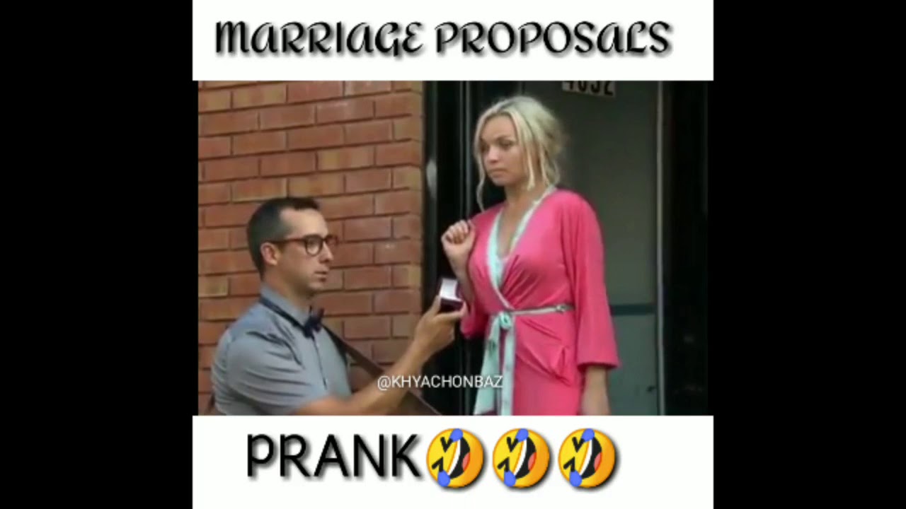 Marriage Proposals | Prank | Funny Videos | Very Funny - YouTube