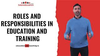 L5DIT- ROLES AND RESPONSIBILITIES IN EDUCATION AND TRAINING