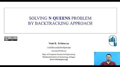 Solving N Queens problem by backtracking approach